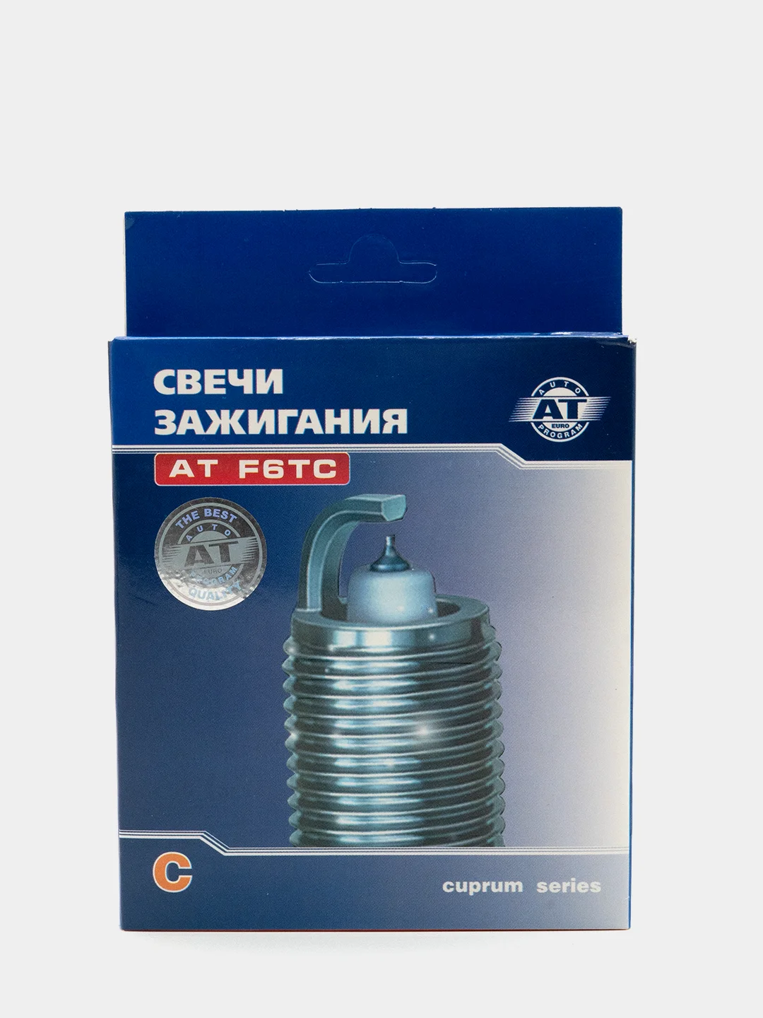 Свеча зажигания AT F6TC (0,7) для ВАЗ 2101-07, Нива, карбюратор (4шт)