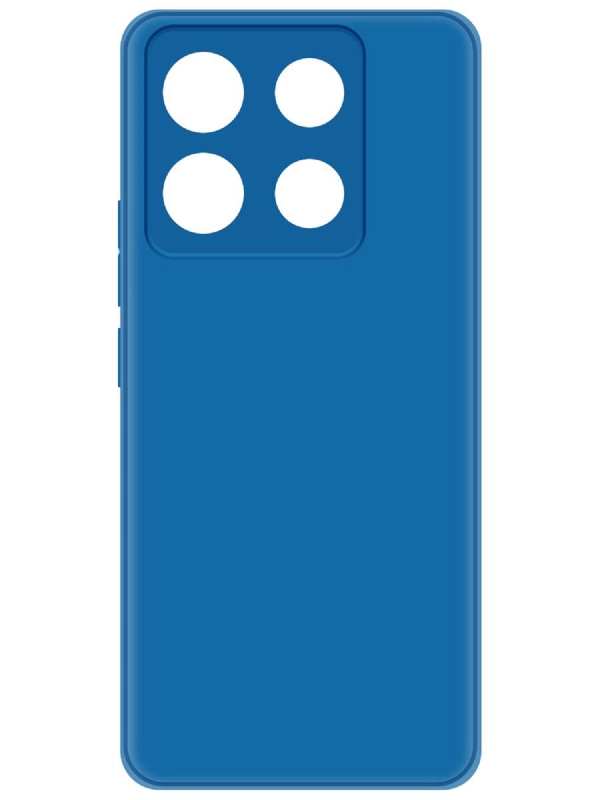 Чехол-накладка Krutoff Silicone Case для Xiaomi Redmi Note 13 Pro 5G/Poco X6 синий
