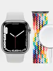 Белый умные часы Smart Watch, DT300 Pro, с беспроводной зарядкой