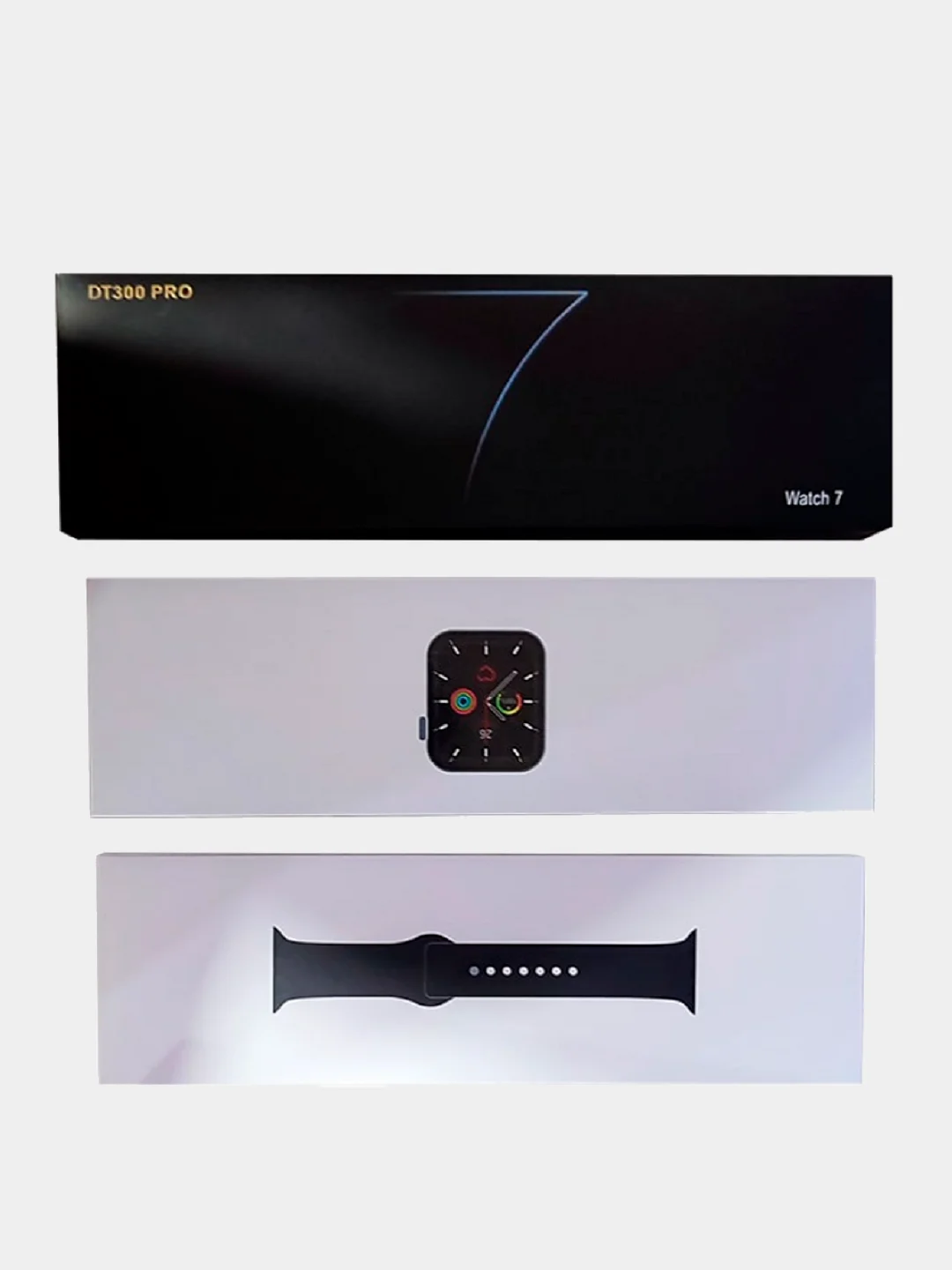 Белый умные часы Smart Watch, DT300 Pro, с беспроводной зарядкой