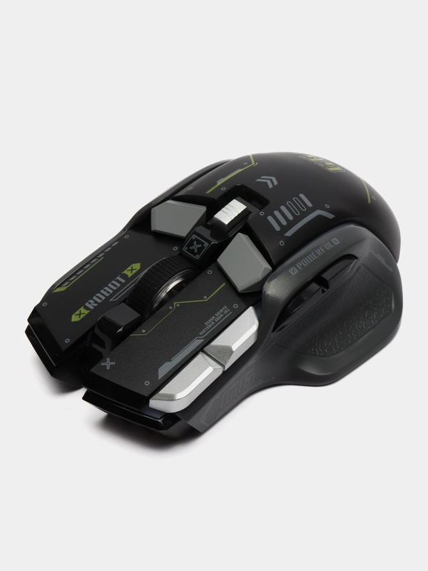 Беспроводная игровая бесшумная мышь с RGB подсветкой