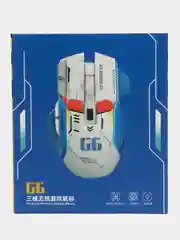 Желтый беспроводная игровая бесшумная мышь с RGB подсветкой