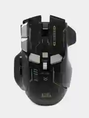 Желтый беспроводная игровая бесшумная мышь с RGB подсветкой