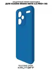 Чехол-накладка Krutoff Silicone Case для Xiaomi Redmi Note 13 Pro+ 5G синий
