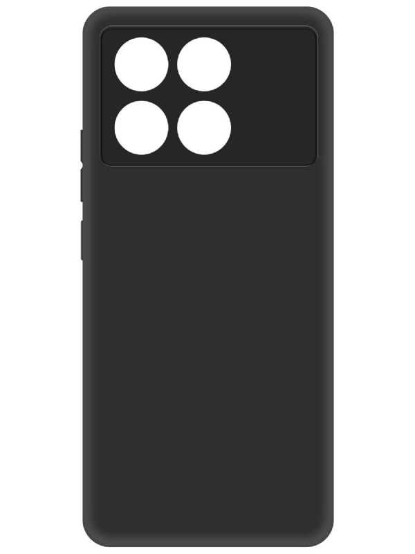 Чехол-накладка Krutoff Soft Case для Xiaomi POCO X6 Pro черный