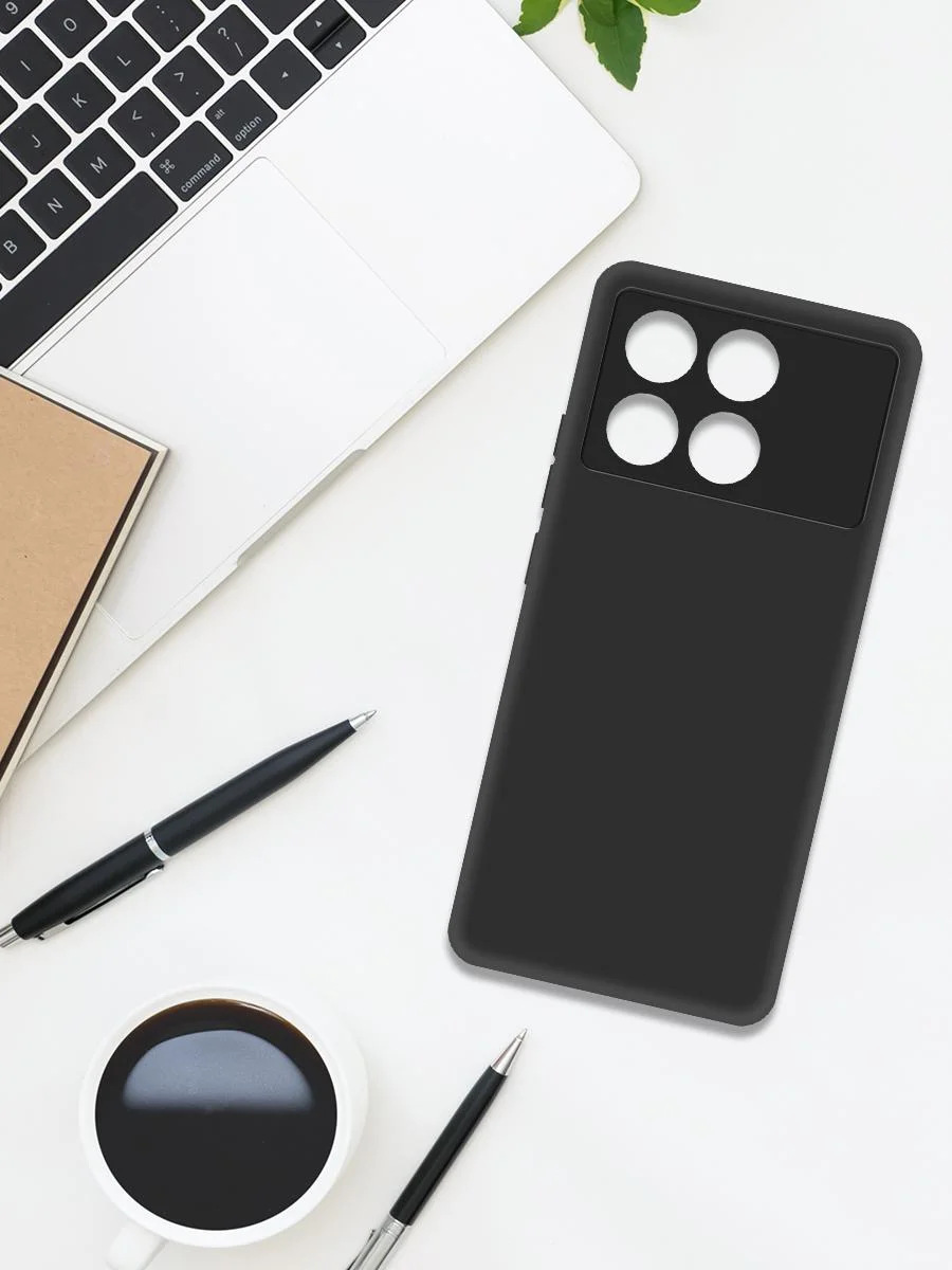 Чехол-накладка Krutoff Soft Case для Xiaomi POCO X6 Pro черный