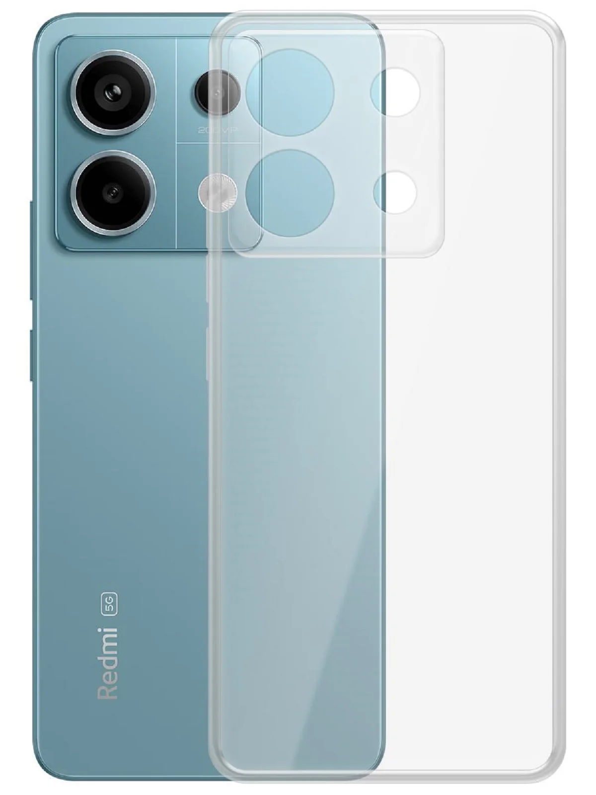 Чехол-накладка Krutoff Clear Case для Xiaomi Poco X6/Redmi Note 13 Pro 5G