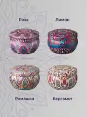 Свечи ароматические в банке Birdhouse, подарочный набор свечей, 8 шт