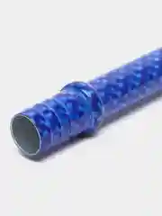 Синий мундштук алюминиевый для кальяна, универсальный, Carbon Black и Blue
