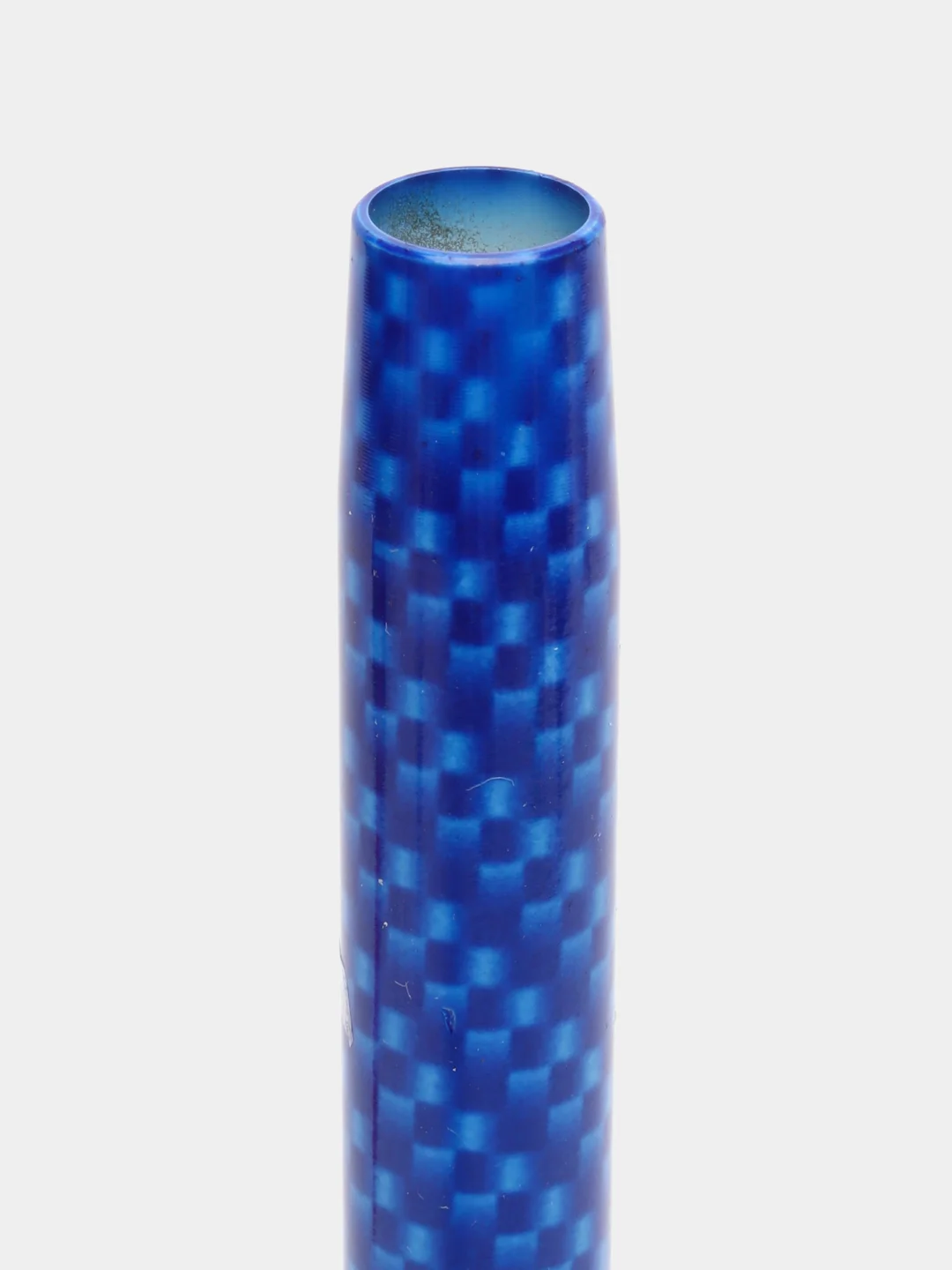 Синий мундштук алюминиевый для кальяна, универсальный, Carbon Black и Blue