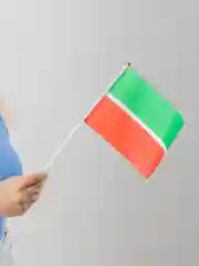 Белый флаг ВДВ, СССР,военная разведка, Башкортостана,Флаг Татарстан,флаг Чечнифлагшток