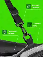 Серый переноска для кошек и собак складная SSY, сумка переноска для животных до 7 кг