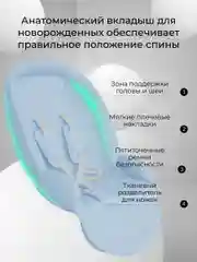 Ледяной коляска детская прогулочная Farfello Fest Lux небесно-голубой