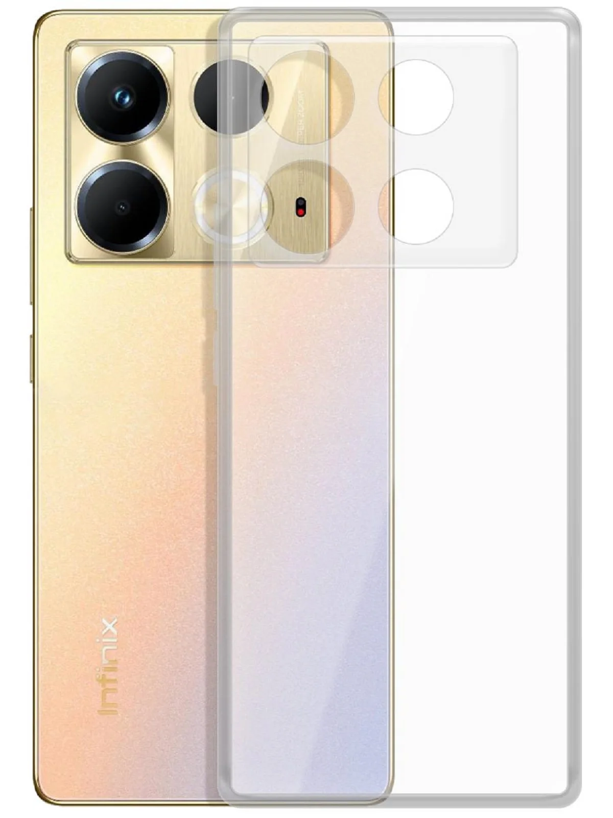 Чехол-накладка Krutoff Clear Case для INFINIX Note 40
