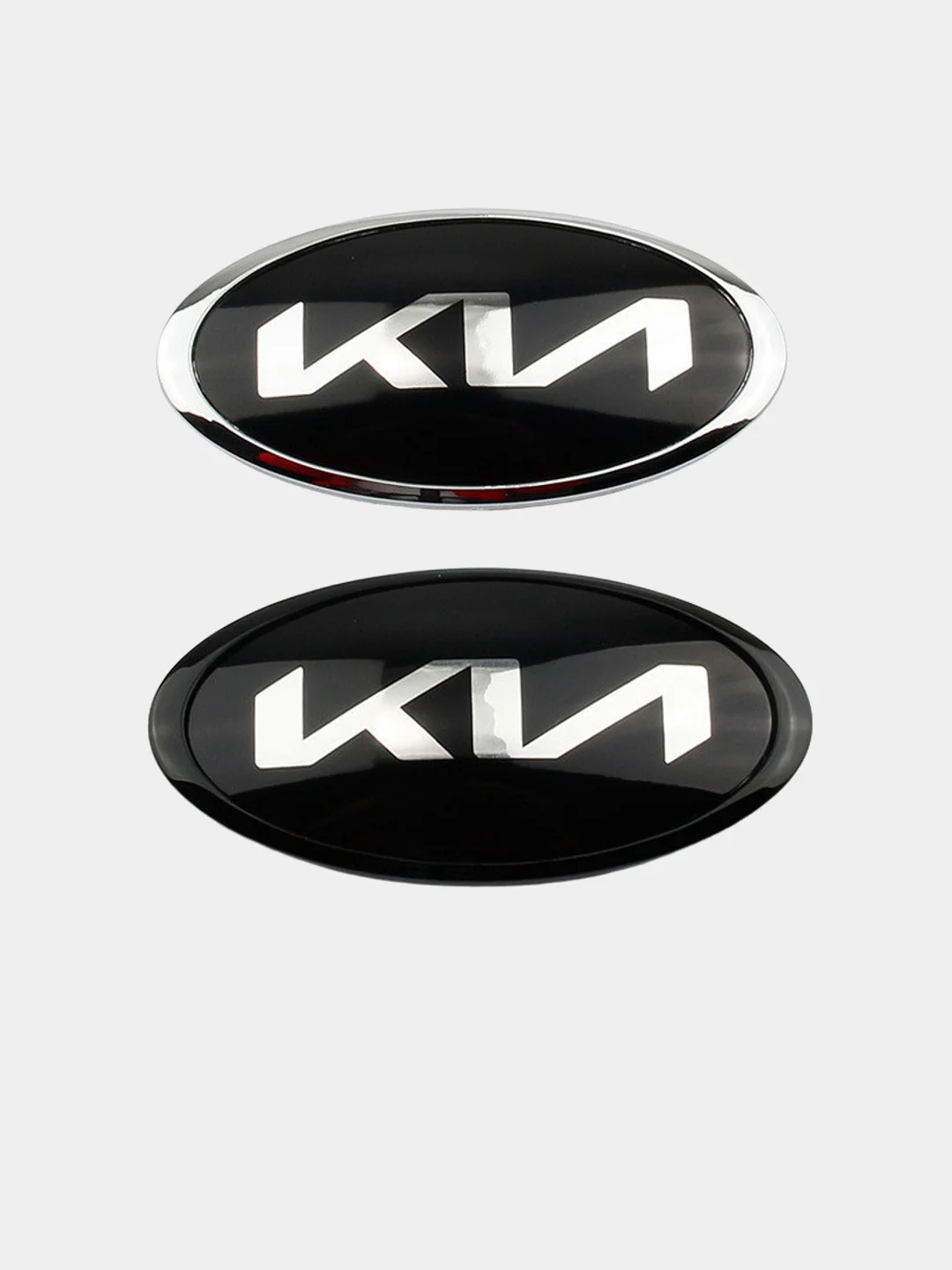 Серебряный логотип эмблема автомобиля KIA, новый тип