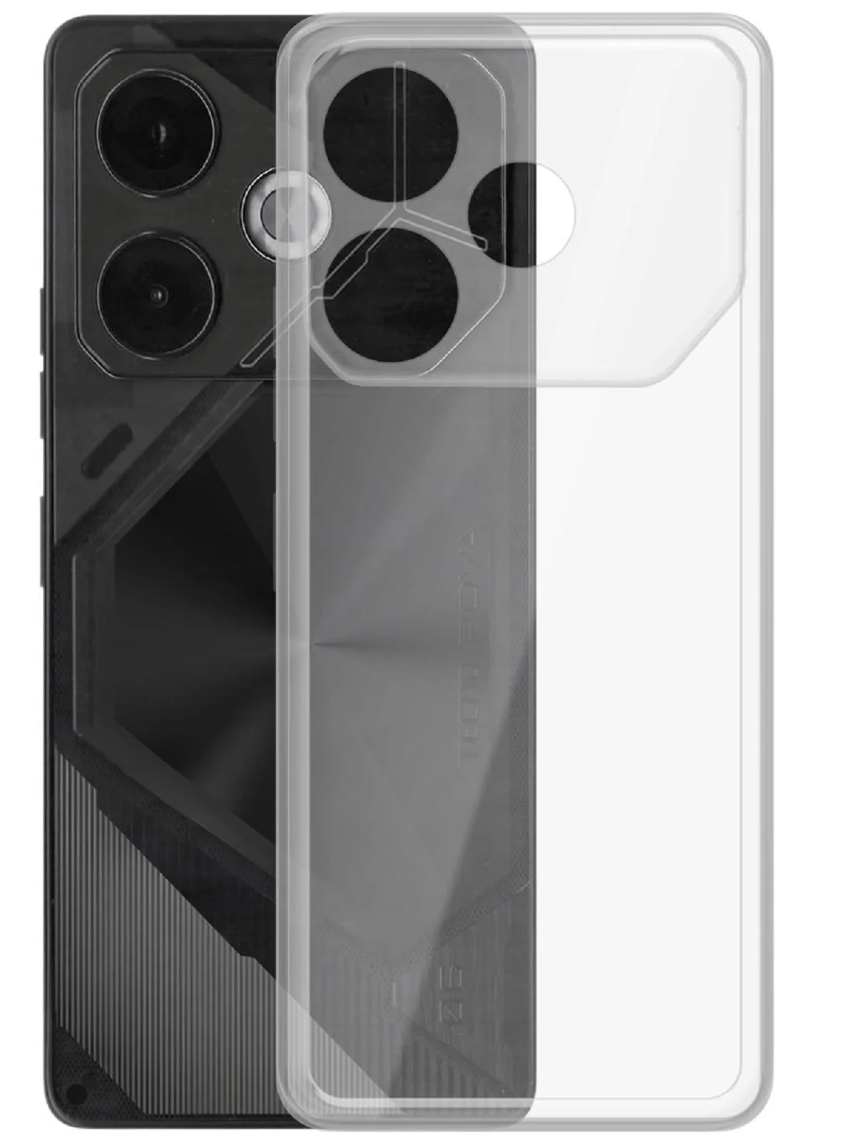 Чехол-накладка Krutoff Clear Case для TECNO Pova 6/6 Pro