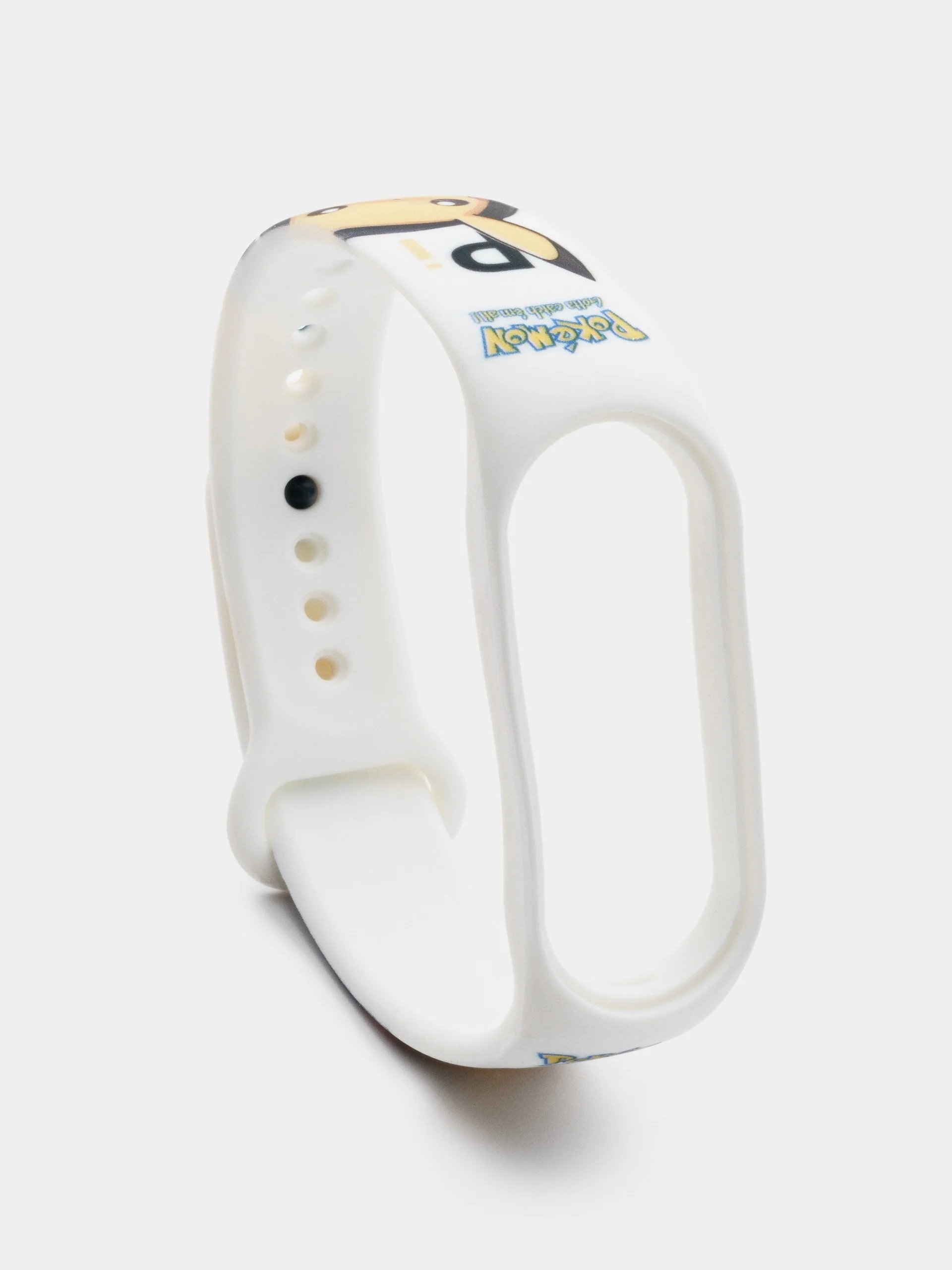 Белый ремешок для Xiaomi Mi Band 3/4/5/6/7 с рисунком