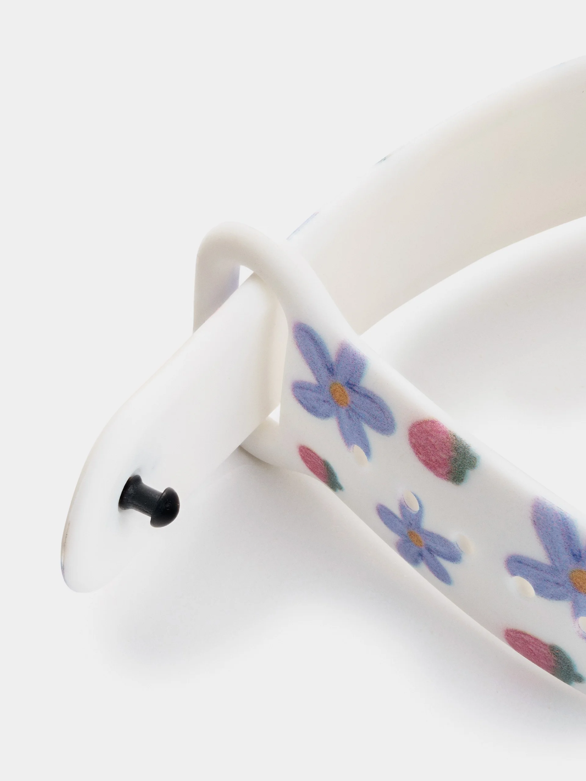 Молочный ремешок для Xiaomi Mi Band 3/4/5/6/7 с рисунком