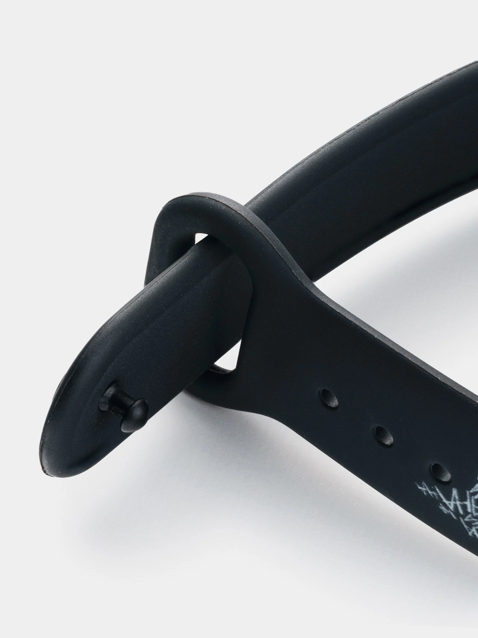 Тёмно-серый ремешок для Xiaomi Mi Band 3/4/5/6/7 с рисунком