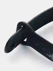 Тёмно-серый ремешок для Xiaomi Mi Band 3/4/5/6/7 с рисунком
