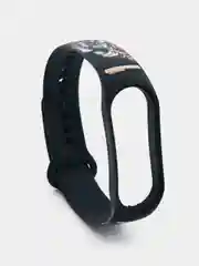 Хром ремешок для Xiaomi Mi Band 3/4/5/6/7 с рисунком