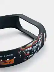 Хром ремешок для Xiaomi Mi Band 3/4/5/6/7 с рисунком