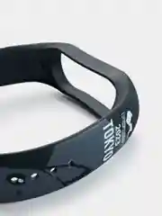 Серый меланж ремешок для Xiaomi Mi Band 3/4/5/6/7 с рисунком