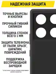 Чехол-накладка Krutoff Soft Case для INFINIX GT 20 Pro черный