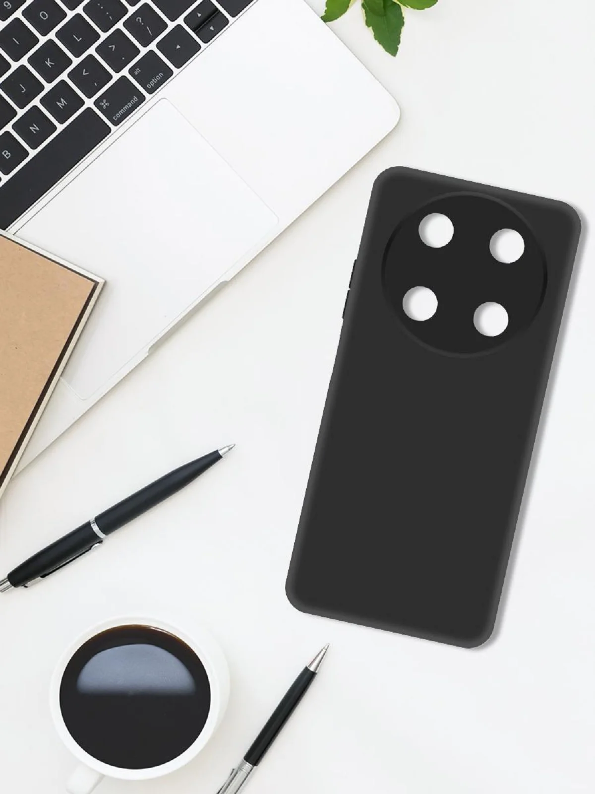 Чехол-накладка Krutoff Soft Case для ITEL RS4 черный