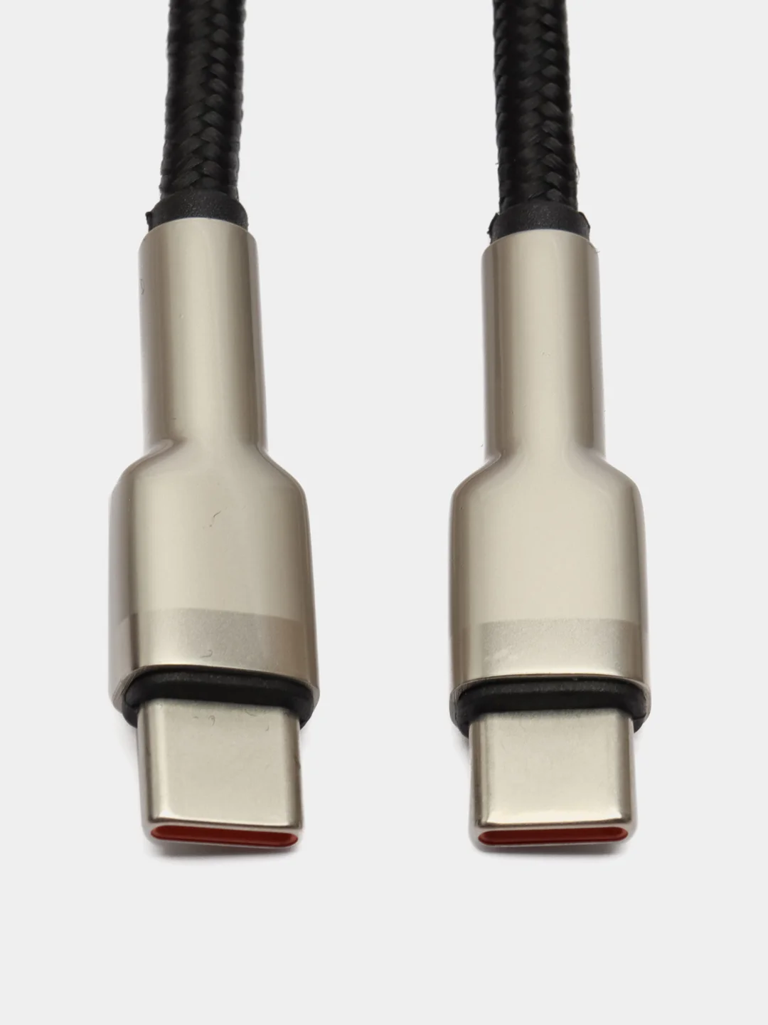 Черный кабель Baseus Type-C to Type-C, 5A, 100W /Самсунг/Хонор/Xiaomi/Андроид/Redmi CATJK-C