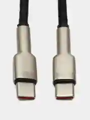 Черный кабель Baseus Type-C to Type-C, 5A, 100W /Самсунг/Хонор/Xiaomi/Андроид/Redmi CATJK-C