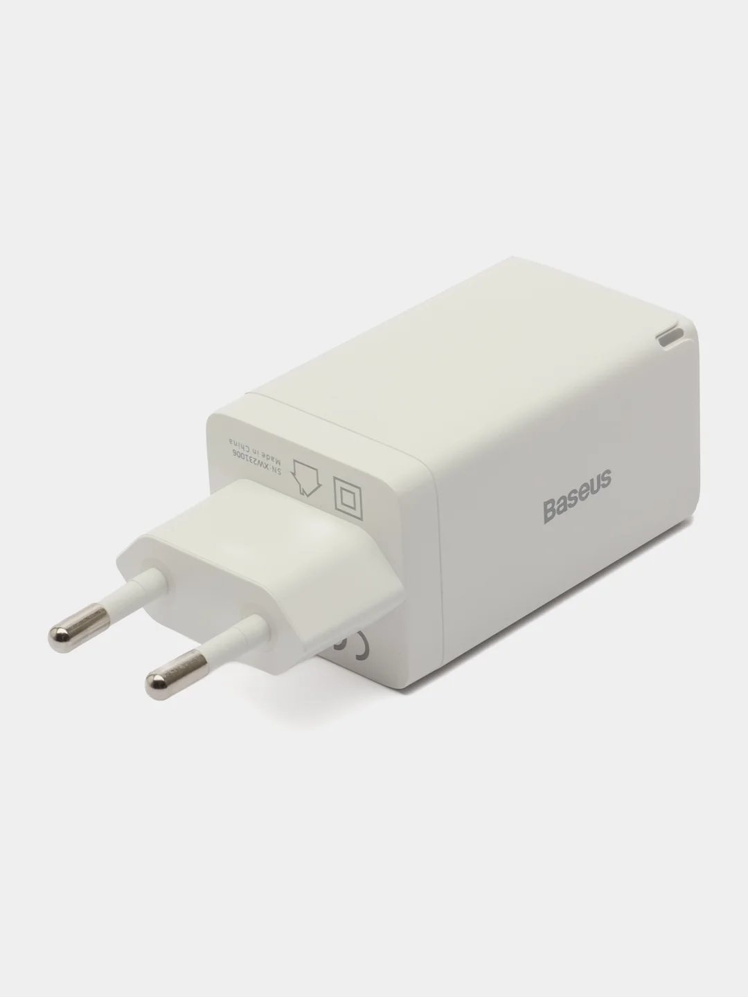 Белый сетевое зарядное устройство Baseus CCGP120202, 65W, Gan5