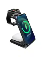 Беспроводная зарядка 3 в 1, для iPhone, iWatch, AirPods, Android