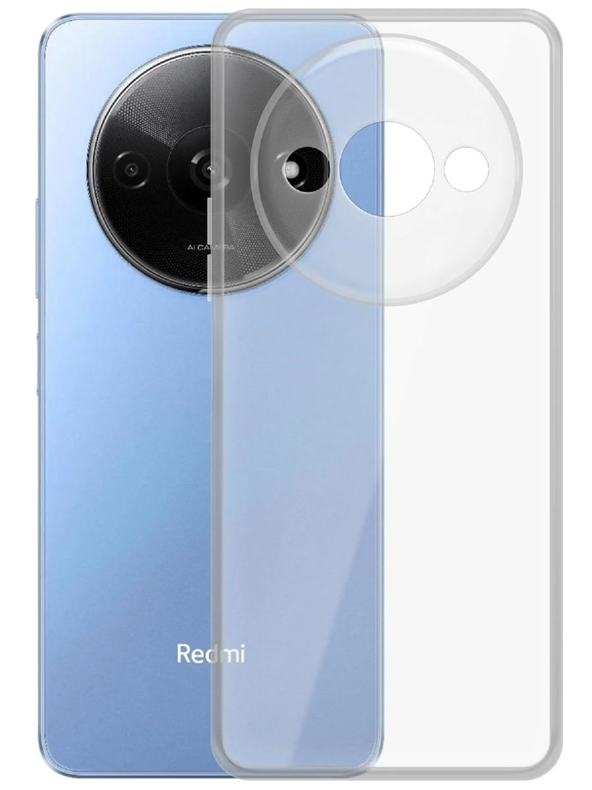 Чехол-накладка Krutoff Clear Case для Xiaomi Redmi A3/A3x/Poco C61