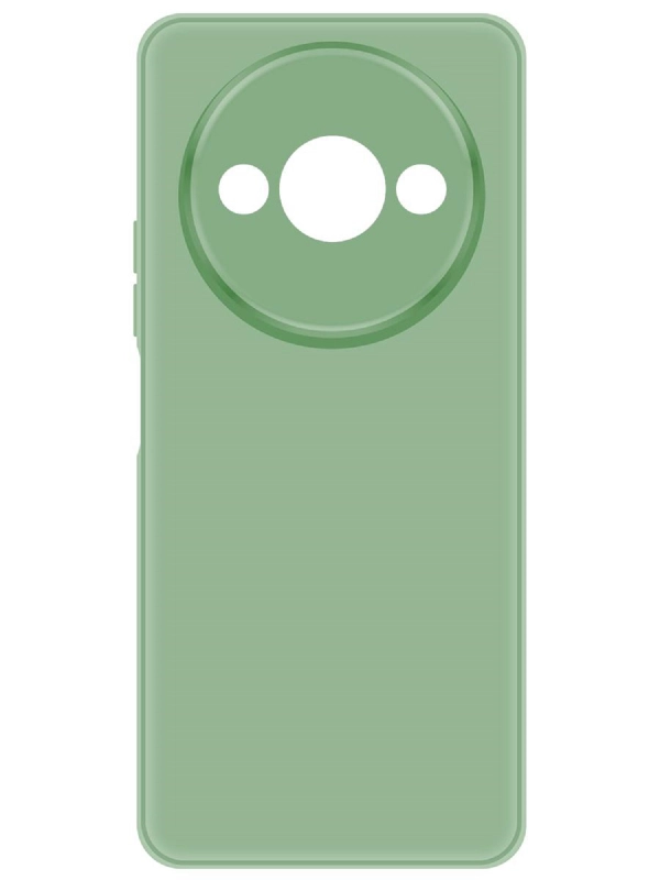 Чехол-накладка Krutoff Silicone Case для Xiaomi Redmi A3/Poco C61 зелёный