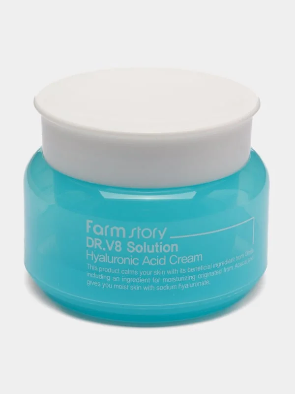 Крем для лица с гиалуроновой кислотой FarmStay DR.V8 Solution Hyaluronic Acid Cream
