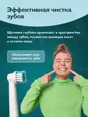 Насадки на электрическую зубную щетку Dent & Dont, набор 4 шт
