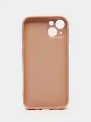 Кремовый чехол для iPhone 13, со стеклянной панелью и защитой камеры