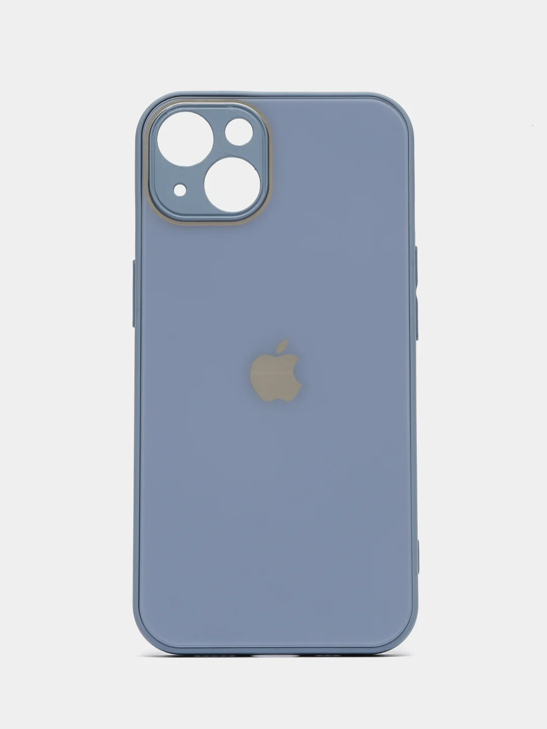 Ледяной чехол на iPhone 13, со стеклянной панелью и защитой камеры