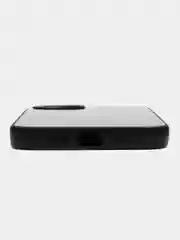 Черный чехол на iPhone 13, со стеклянной панелью и защитой камеры