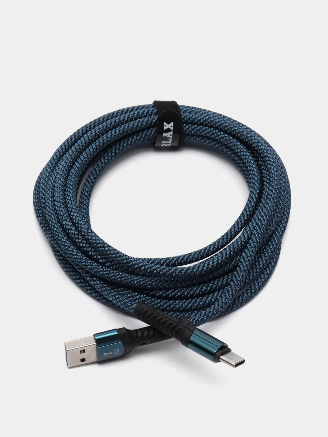 Зарядный кабель 3 метра, Туре-С/USB 3.0 для Android, быстрая зарядка, 6А, плетеный