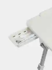 Белый столик подставка складной для ноутбука, с вентилятором, USB разветвитель на 3 порта кабель