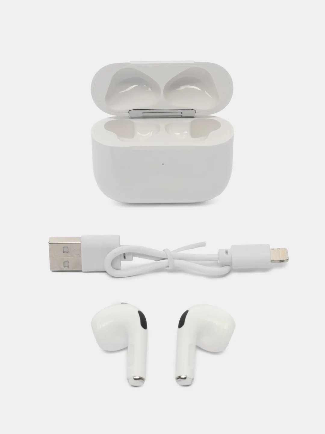 Наушники беспроводные Pods 3 с хорошим микрофоном, сенсорные, на iPhone и на Android