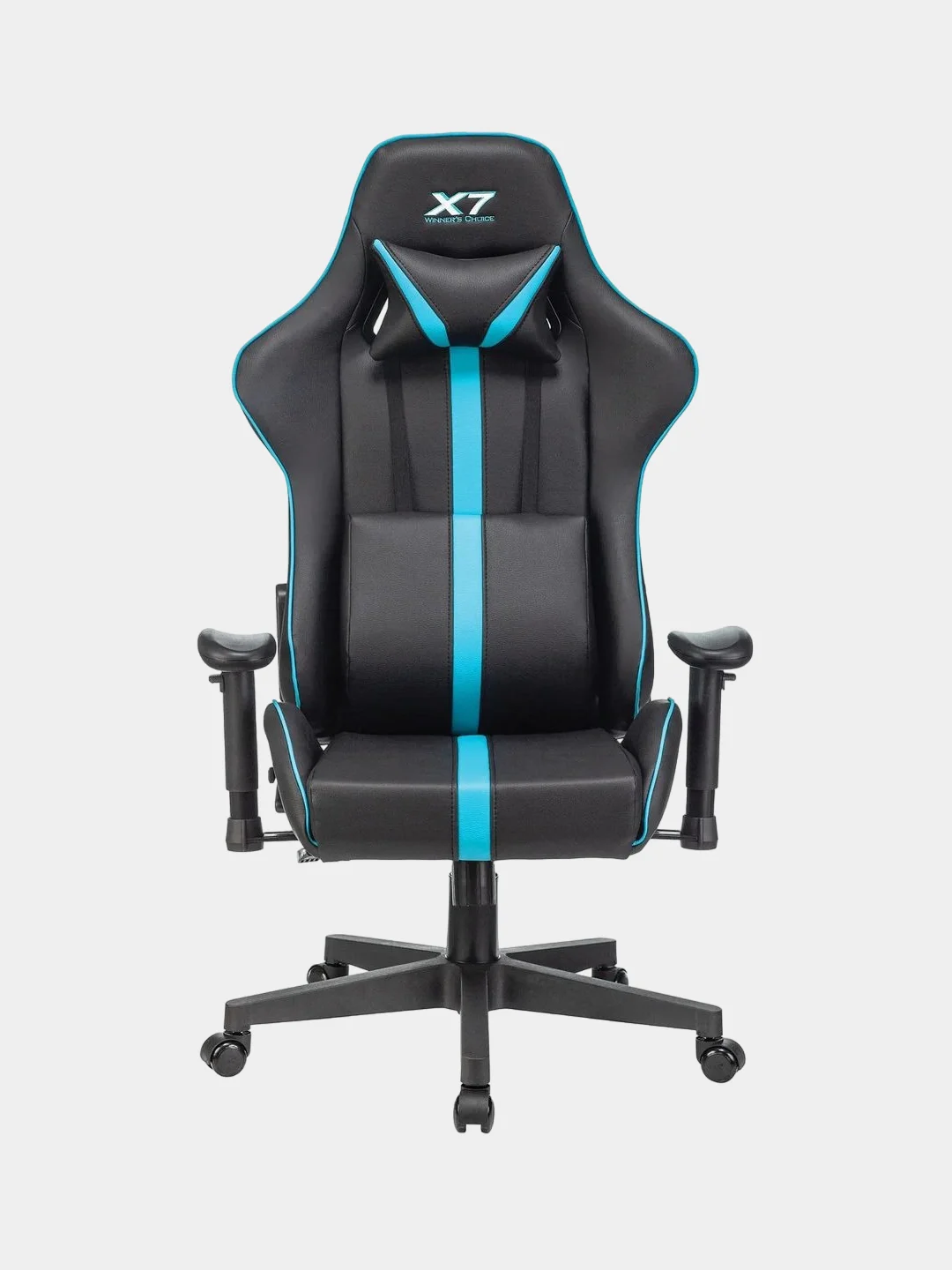 Голубой кресло игровое компьютерное геймерское A4Tech X7 GG-1200