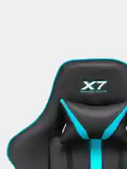 Голубой кресло игровое компьютерное геймерское A4Tech X7 GG-1200