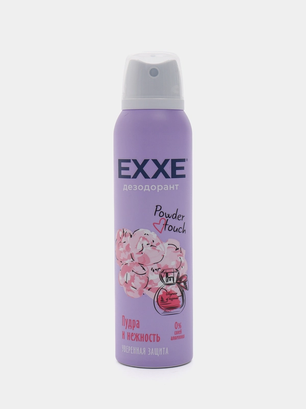 Дезодорант женский EXXE Powder touch "Пудра и Нежность", 150 мл
