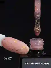 Коралловый гель-лак с поталью TNL potal, 10 мл