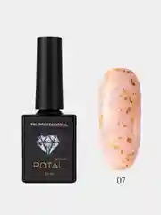 Коралловый гель-лак с поталью TNL potal, 10 мл