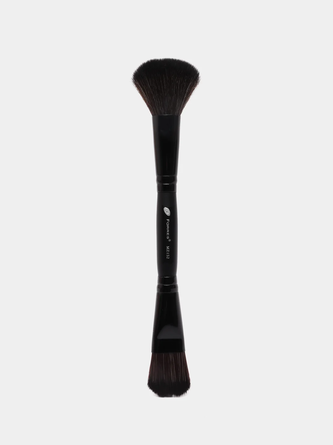 Черный кисть для макияжа двусторонняя Farres cosmetics