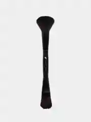 Черный кисть для макияжа двусторонняя Farres cosmetics